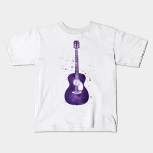 Concert Style Acoustic Guitar Universe Texture Kids T-Shirt